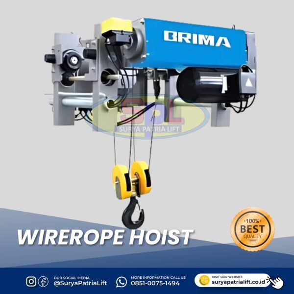 Wirerope Hoist | Surya Patria Lift